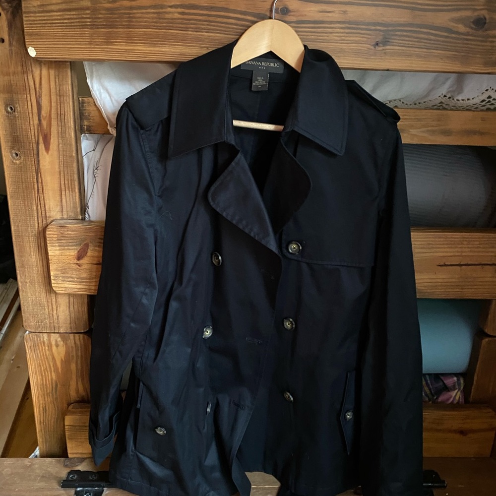 Black Trench Coat (short)